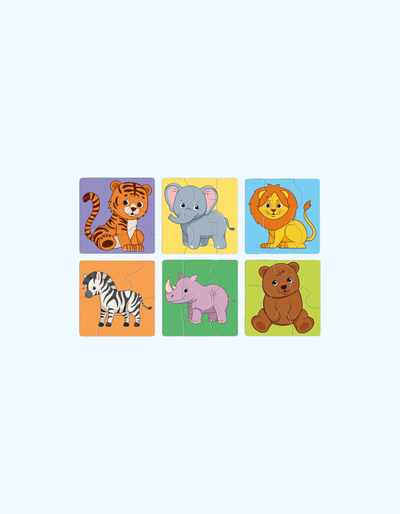 BukvaLand Maxi jumboqlari 6 tasi 1 ta "Hayvonlar"