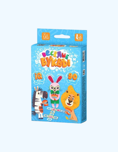 DankoToys stol o'yini "Kulgili harflar"