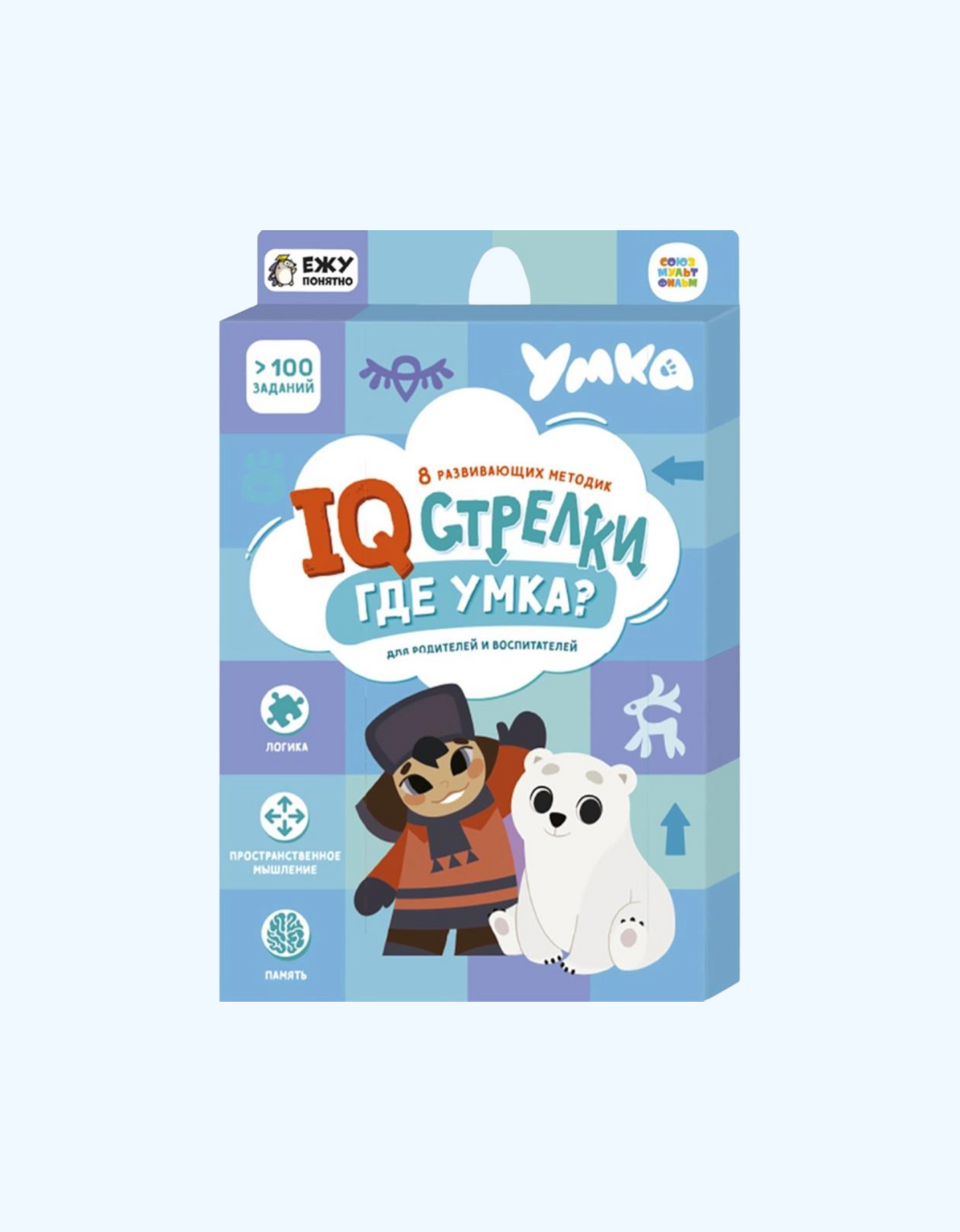 ГеоДом Игра настольная IQ-стрелки, "Где Умка?"