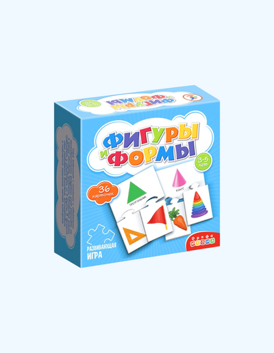 BukvaLand stol o'yini "Rakamlar va shakllar"