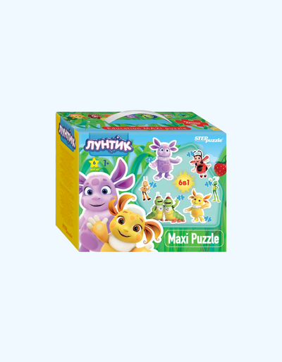 Qadamli boshqotirma 6in 1 boshqotirmasi "Luntik"