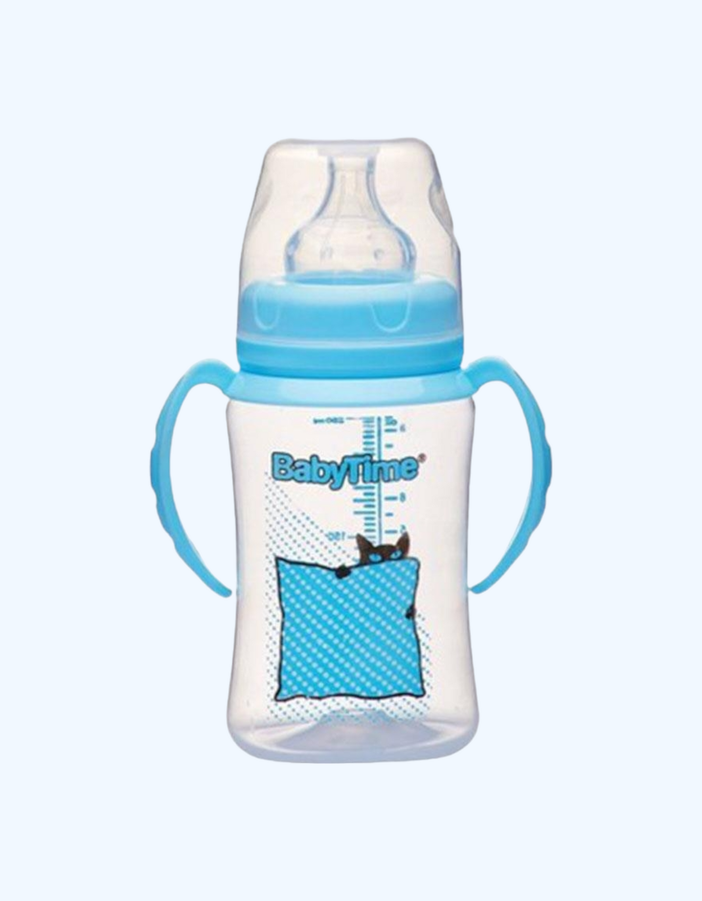 Baby Time Бутылка с широким горлышком и ручкой, 250 мл