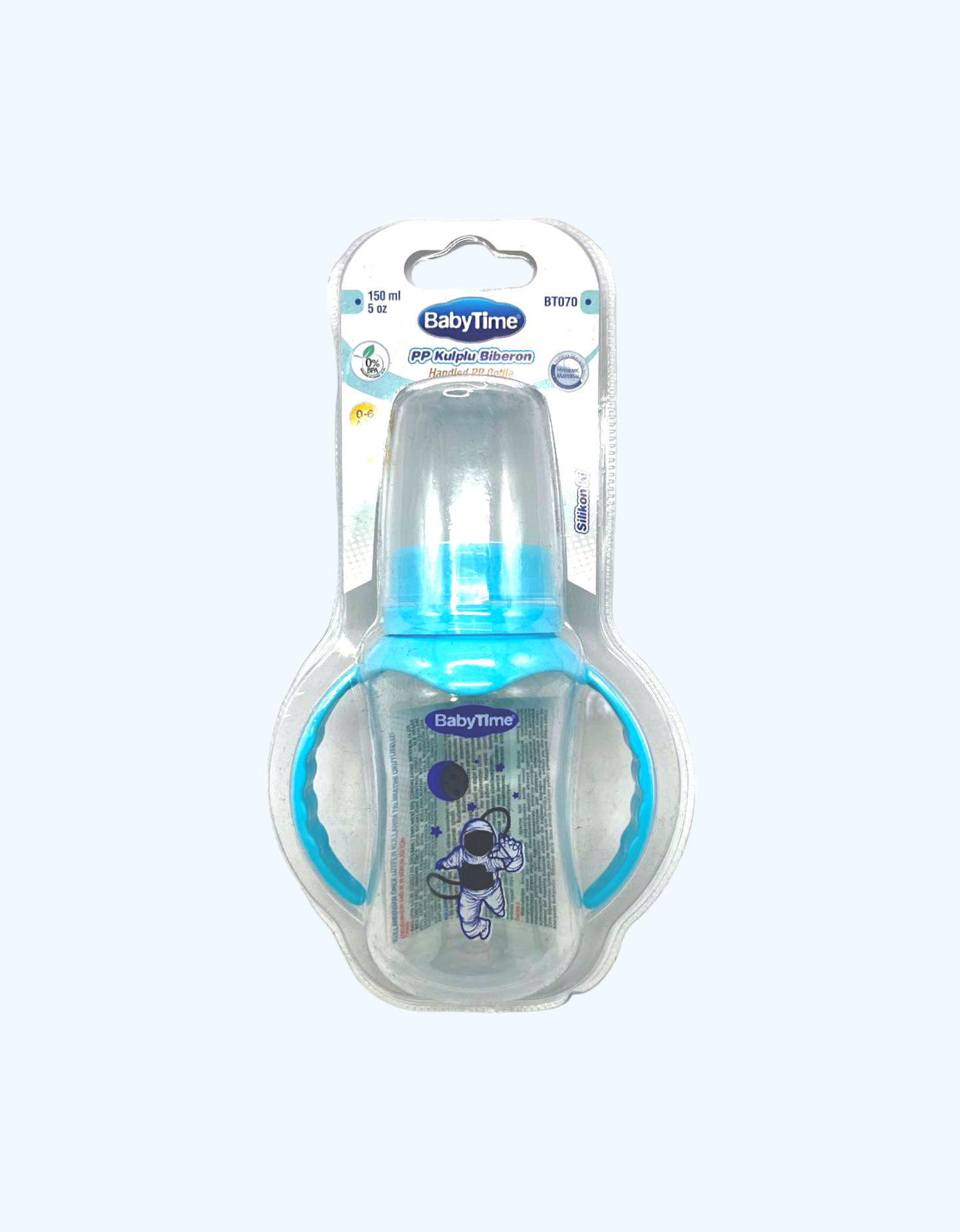 Baby Time Классическая бутылка с ручкой, 150 мл