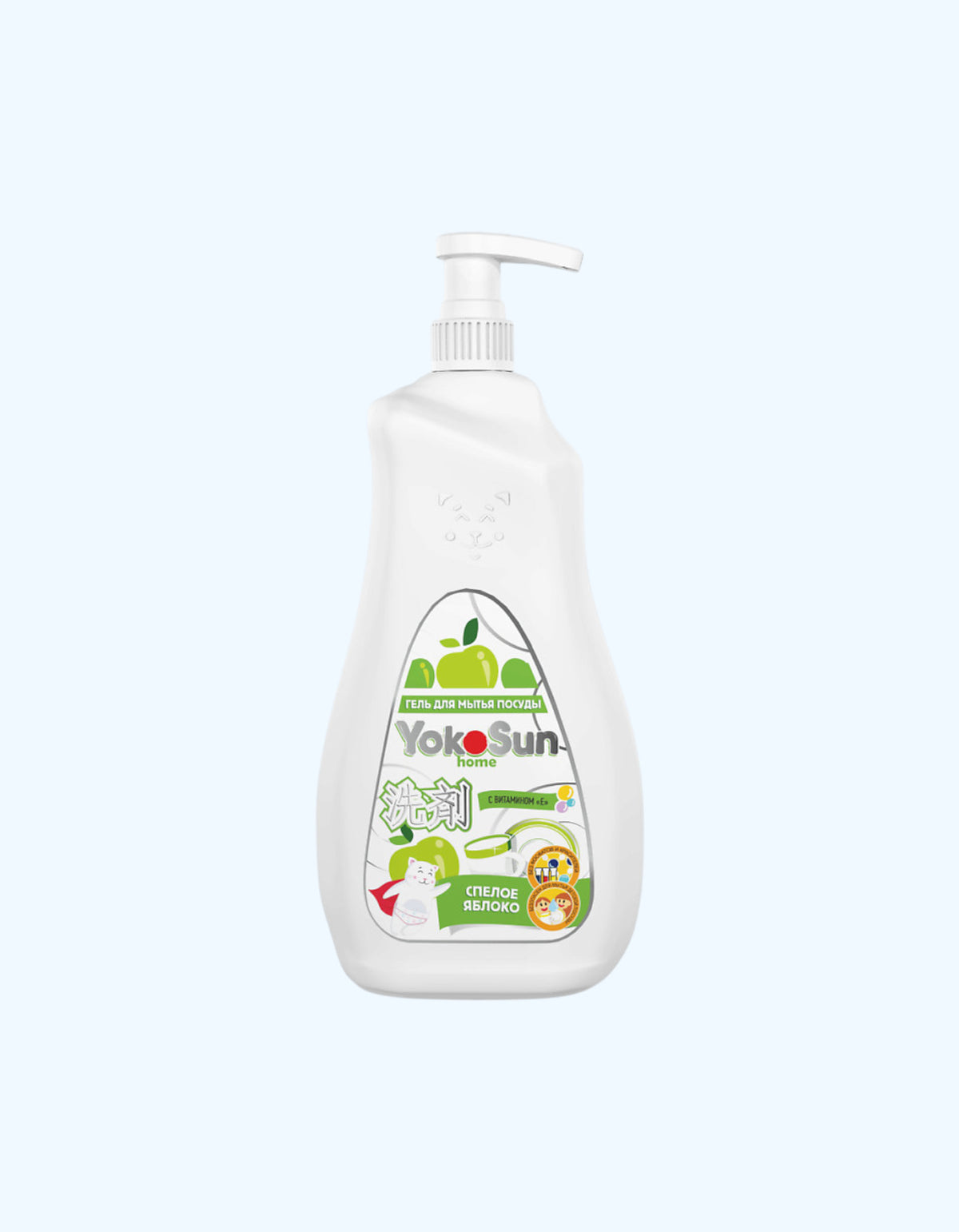 Yokosun Idish yuvish geli, olma, 1 l