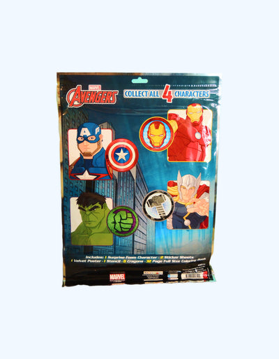 Rangli kitoblar va rangli qalamlar to'plami Marvel PlayPack Grab&Go!