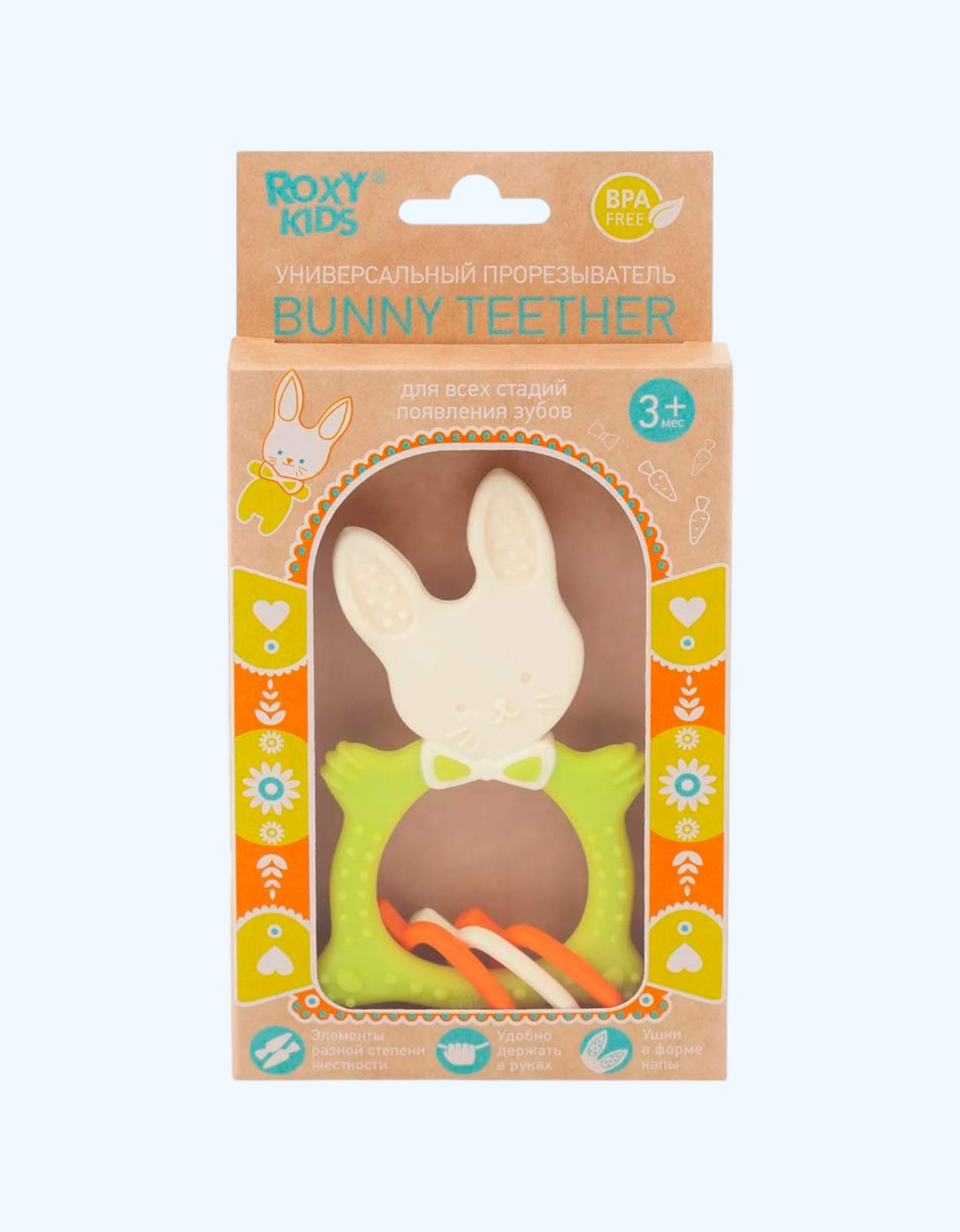 ROXY-KIDS universal tish tozalagich "Bunny", 3+ oy.