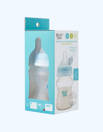 ROXY-KIDS kolik nipelli shisha, 120/160/260 ml., 0+ oy.