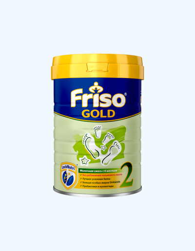 Friso Gold 2 Смесь сухая, молочная, адаптированная 6-12 мес., 400/800 г