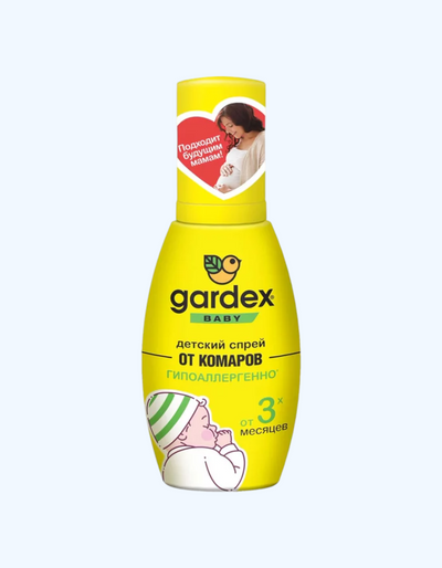 Gardex Baby Спрей от комаров гипоаллергенный, 75 мл