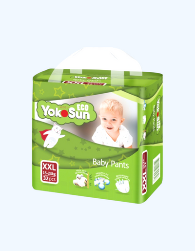 YokoSun Подгузники-трусики Eco, XXL, 15-23 кг, 32 шт