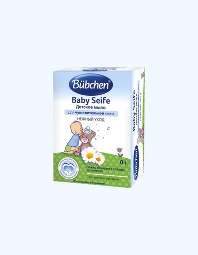 Bubchen Детское мыло Sensitive, с ромашкой, 0+ мес., 125 г