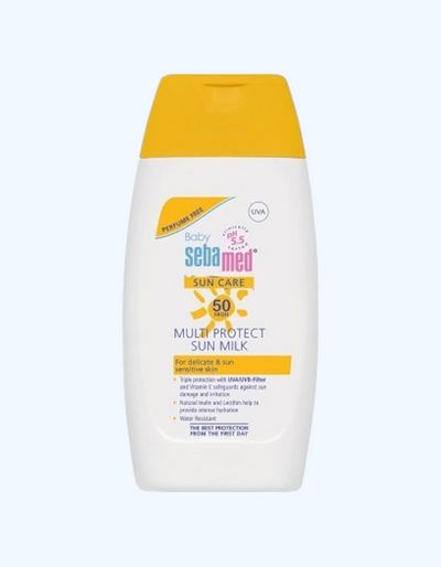 Sebamed Детский солнцезащитное молочко SPF 50 без парфюмерной отдушки, 200 мл