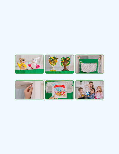 Qo'lda ROXY-KIDS Uy qo'g'irchoq teatri, qo'g'irchoqlar qo'lqoplari