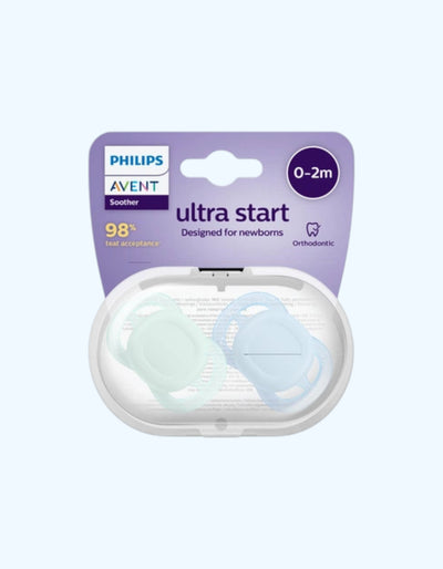 Avent Пустышки серии Ultra Start, 0-2 мес., 2 шт