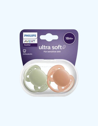 Avent Пустышки серии Ultra Soft, 18+ мес.