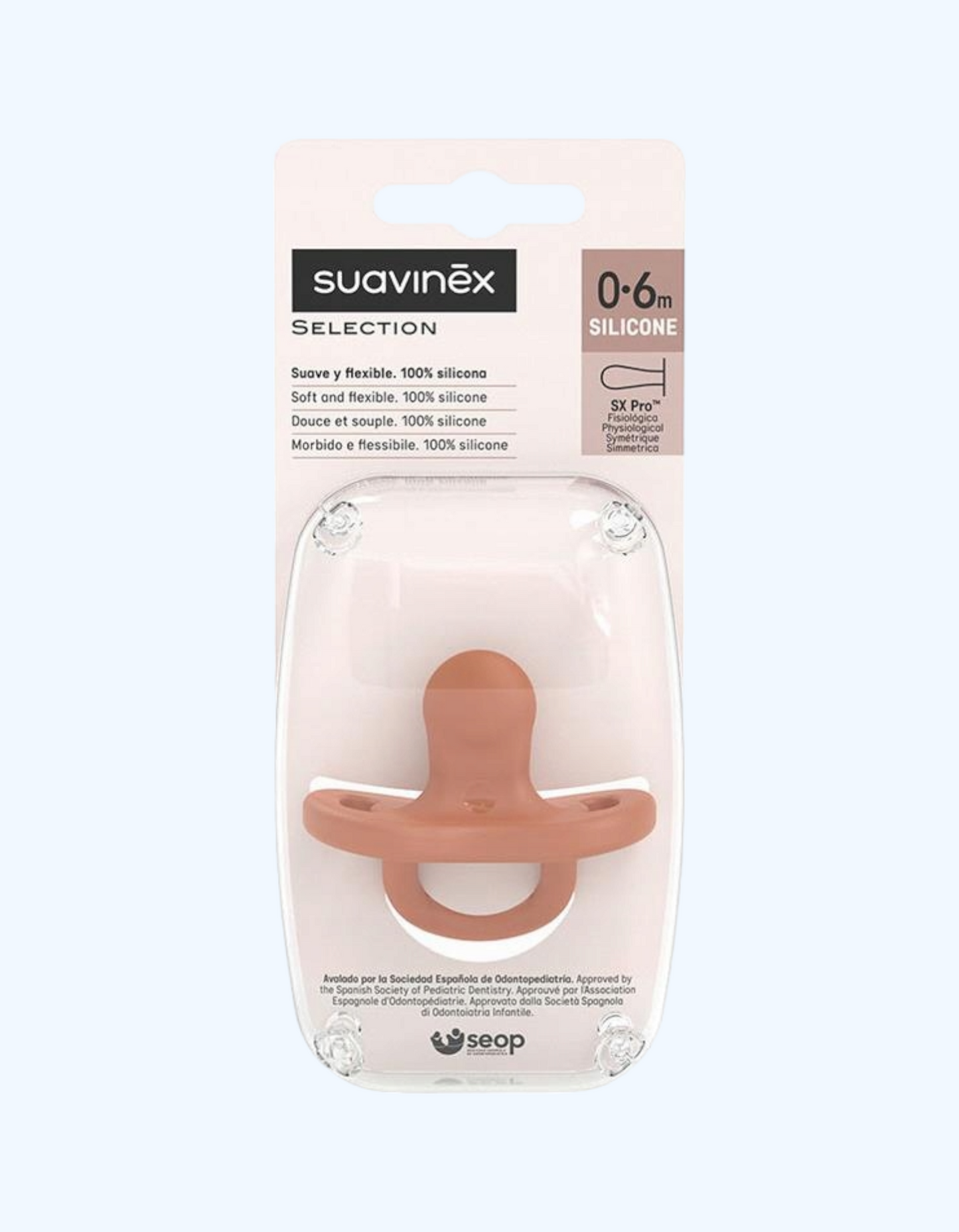 Suavinex Silikon fiziologik emzik, 0-6 oy.