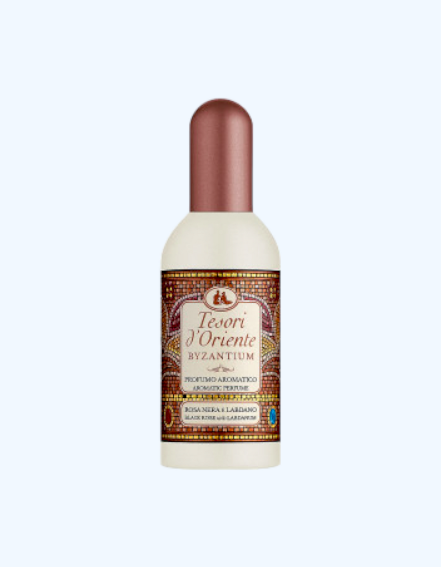 Tesori D'oriente Eau de Parfum, "Vizantium" qora atirgul va labdanum, u uchun, 100 ml