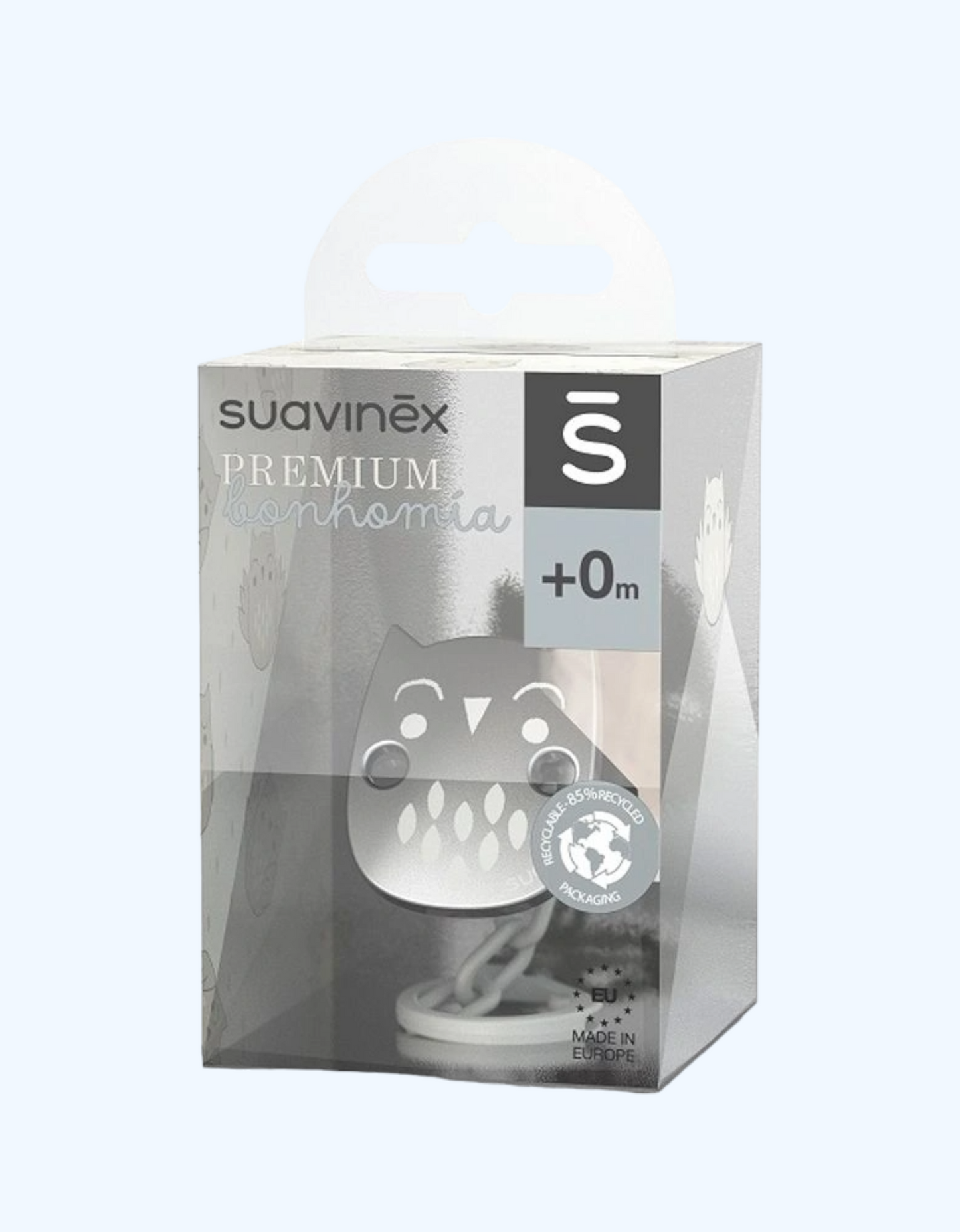 Suavinex Держатель-цепочка для пустышки "OWL"