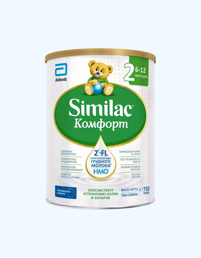 Similac Comfort 2 Quruq aralash, 6-12 oy, 375/750 g