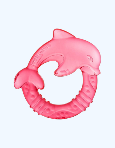 Canpol Babies Прорезыватель с водой, силиконовый, массажер для десен, без BPA, дельфин, 0+ мес.