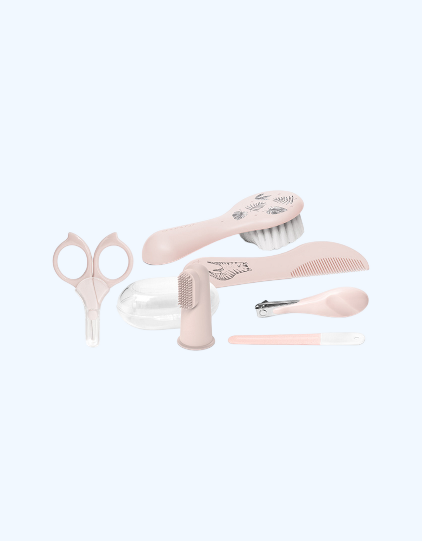 Suavinex Набор уходовый, для девочек, 5 предметов, 0+ мес.