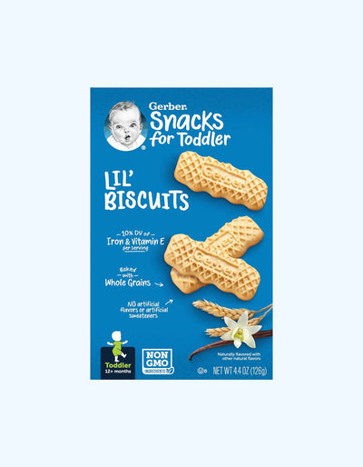 Gerber vanil aromali pechene pechenesi, 12+ oy, 126g
