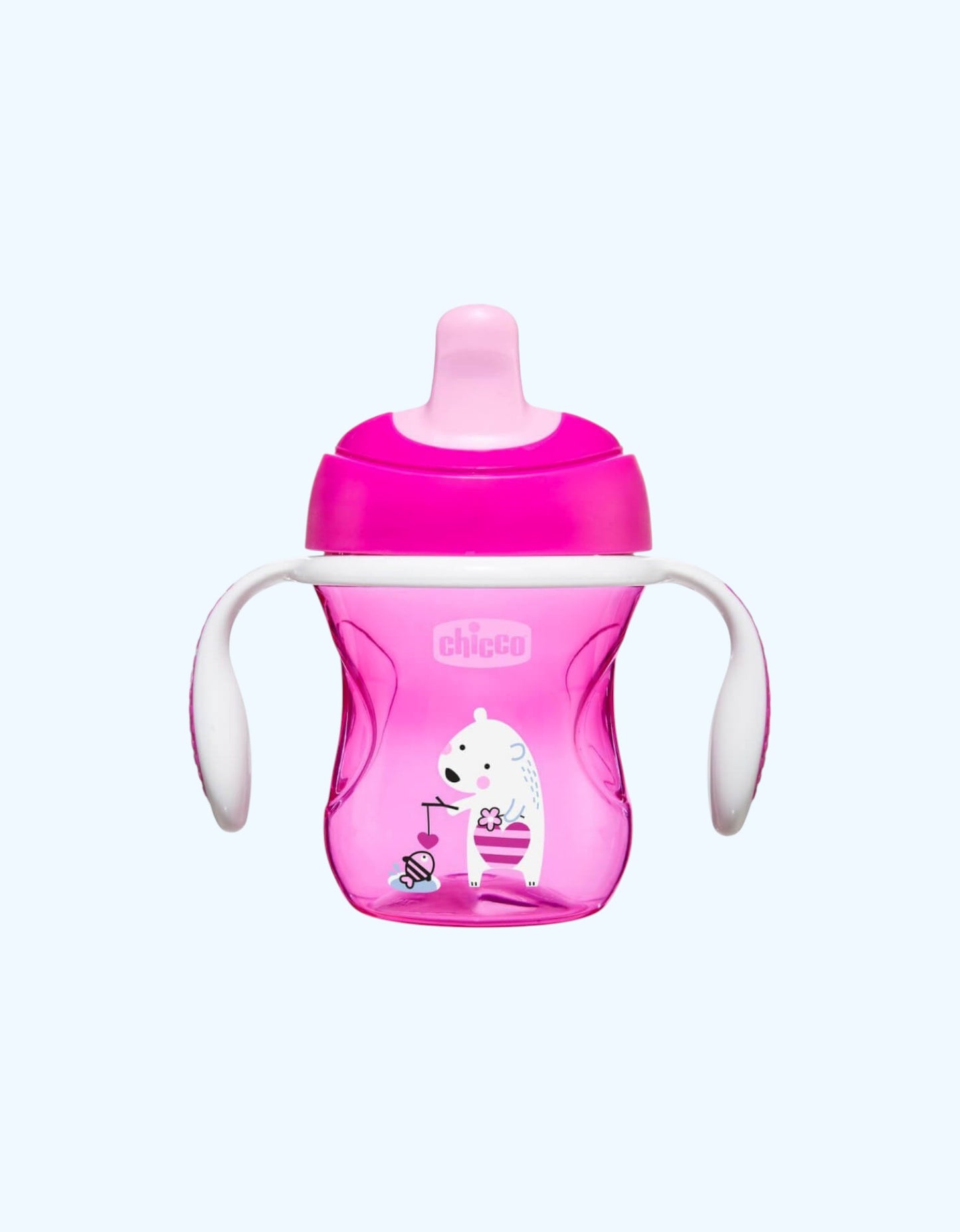 Chicco Trening Cup, pushti, 6+ oy, 200 ml