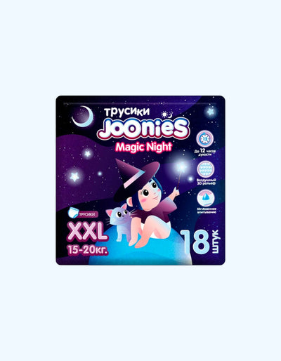 JOONIES Трусики Magic Night, XXL 15-20 кг, 18 шт
