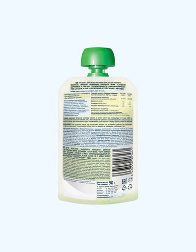 Fleur Alpine Пюре сладкий картофель-тыква, 5+ мес., 90 г