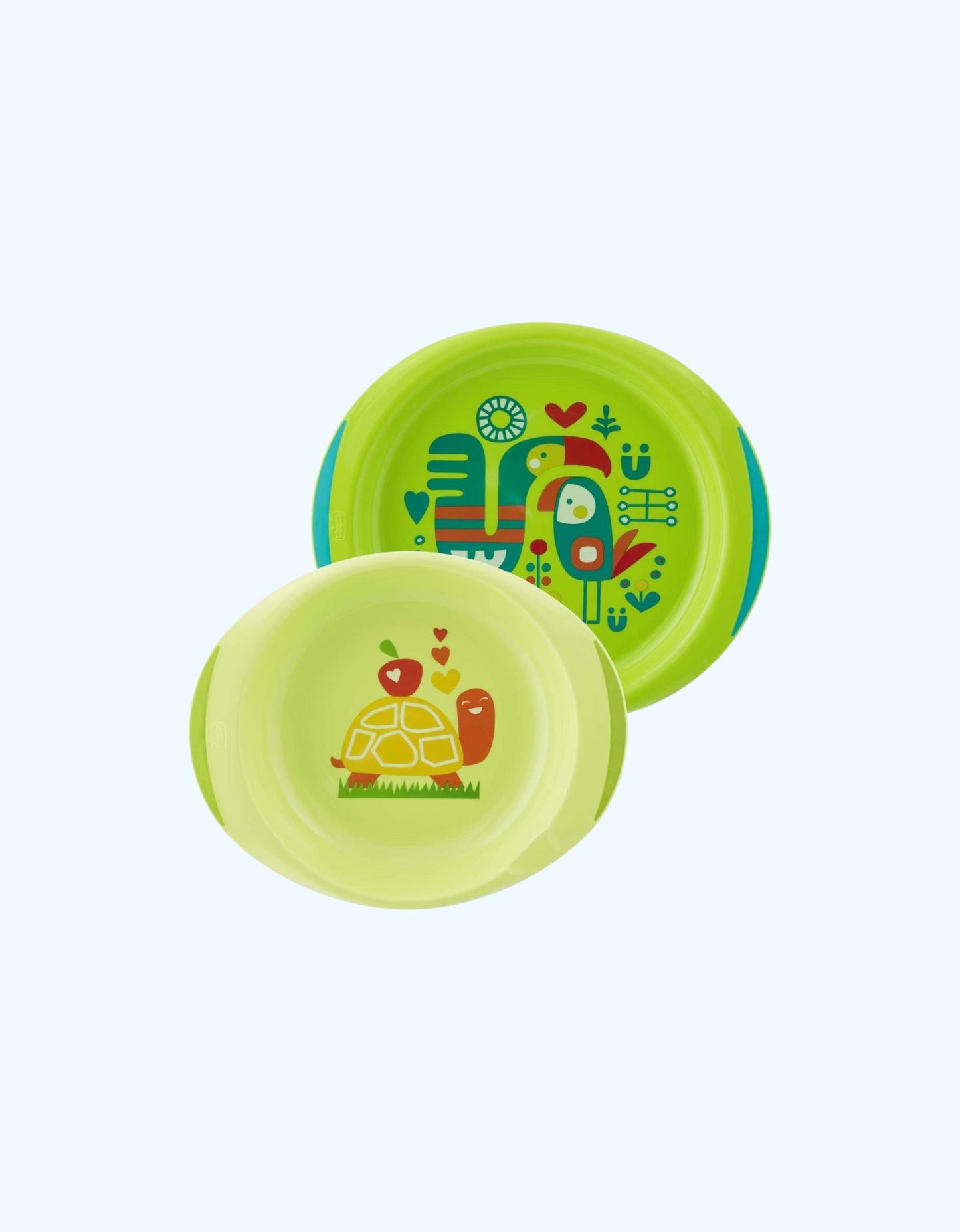 Chicco Набор тарелок, 12+ мес., 2 шт