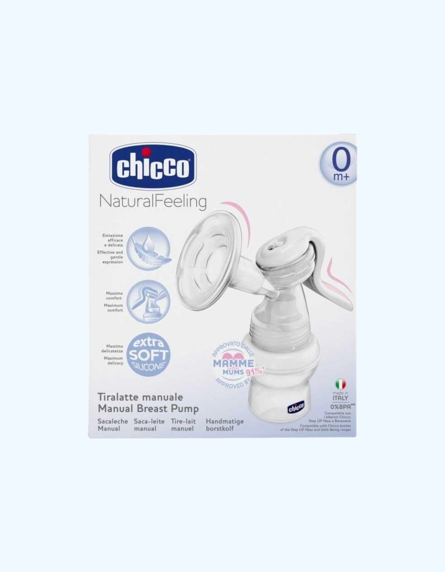 Chicco Natural Feeling Молокоотсос ручной