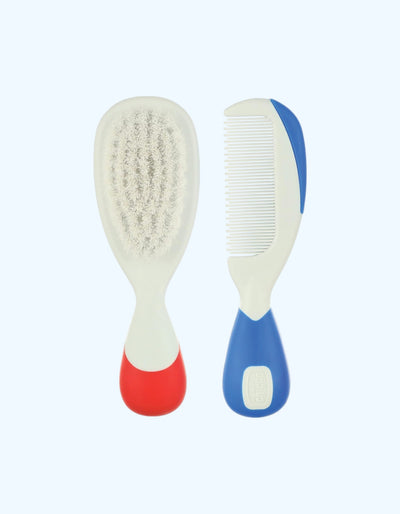 Chicco taroq va cho'tkasi neylon, 0+ oy