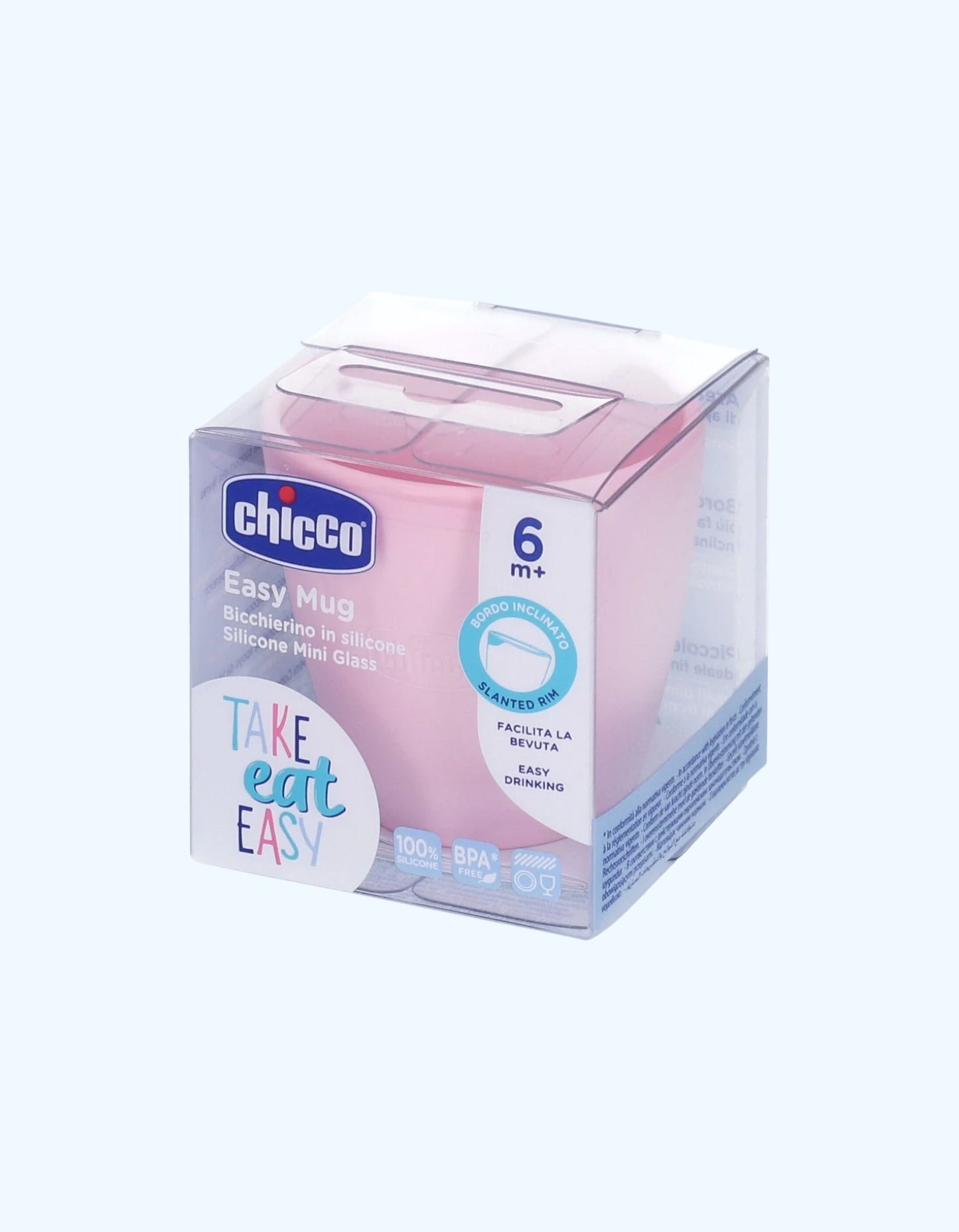 Chicco Силиконовая кружка, 6+ мес.