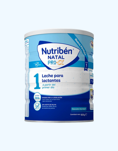 Nutriben NATAL Pro-a 1 Formula, sut, tezkor, 0-6 oy, 400/800 g