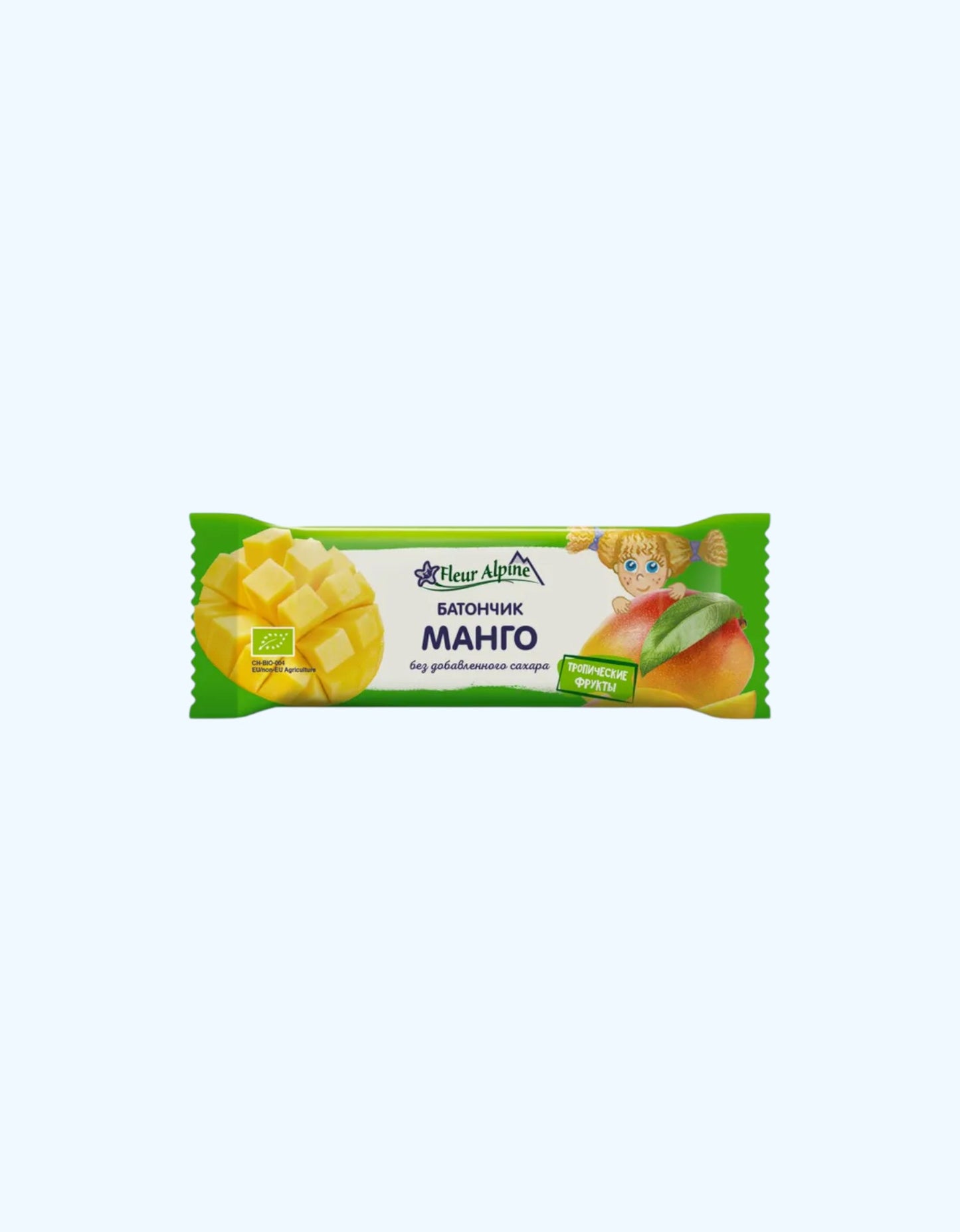 Fleur Alpine Батончик из тропических фруктов манго, 20 г