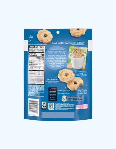 Gerber Arrowroot pechene kukilari, 10+ oy, 155g