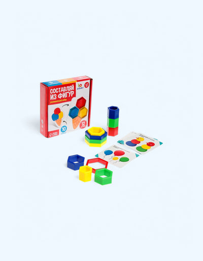 БукваЛенд Развивающий набор "Составляй из фигур"