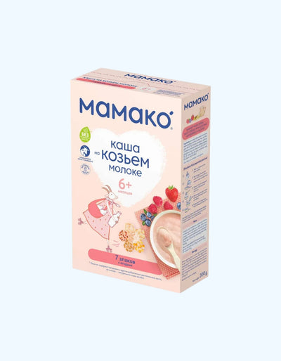Mamako pyuresi 7 dona rezavorlar, echki suti, 6+ oylik, 200 g