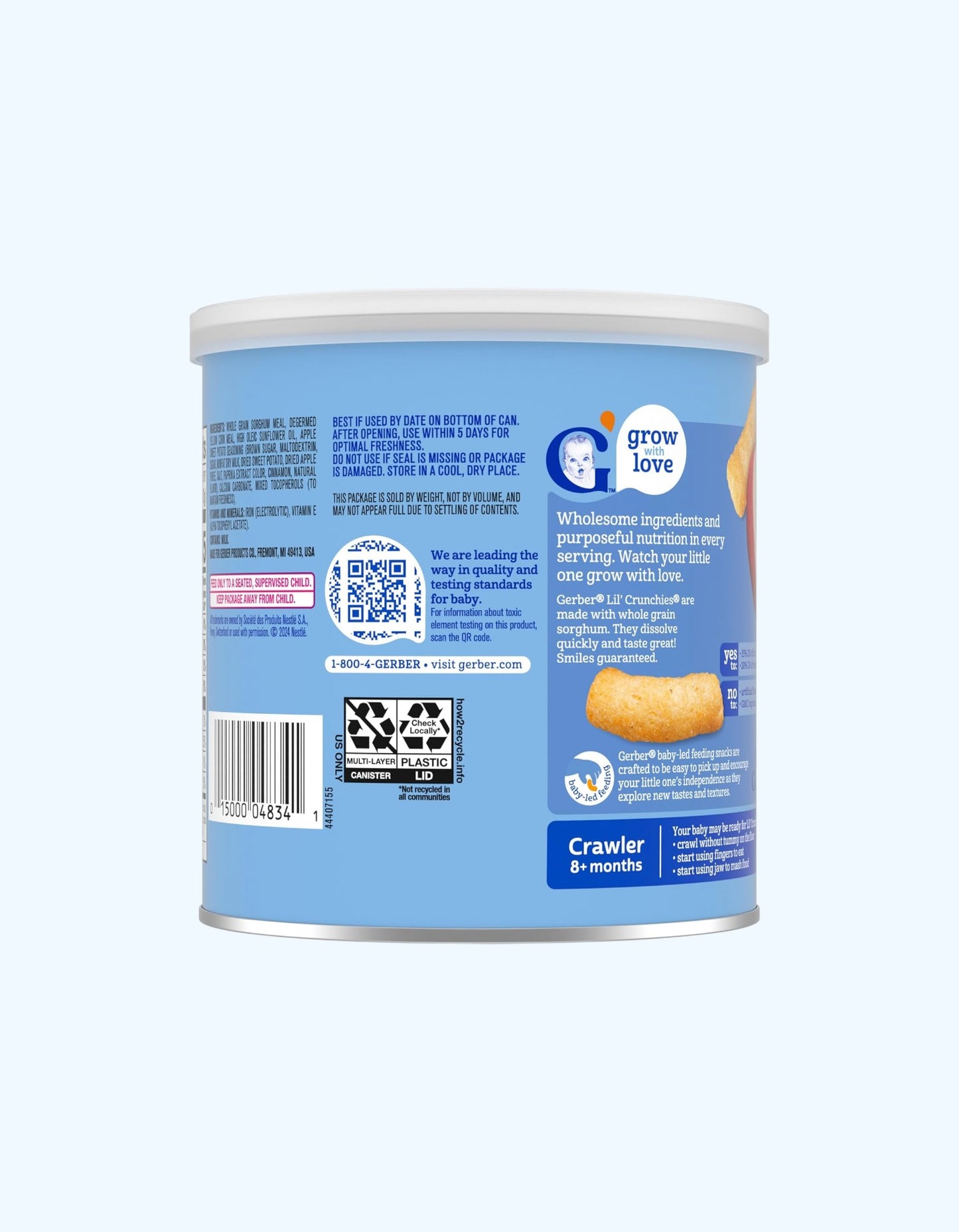 Gerber Кукурузные палочки в баночках, яблоко и сладкий картофель, 8+ мес., 42 г