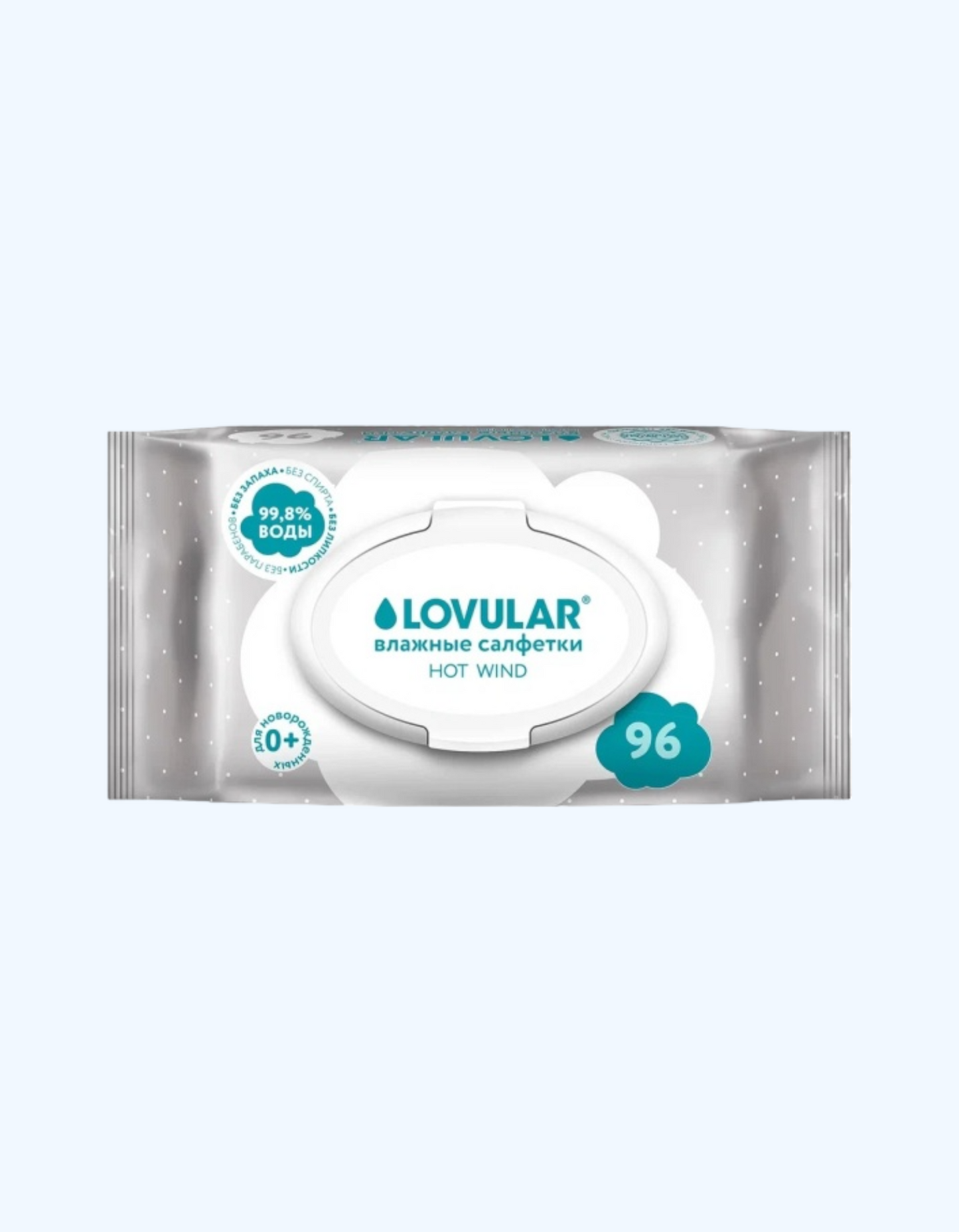 Lovular issiq shamol nam salfetkalari 96/288 dona