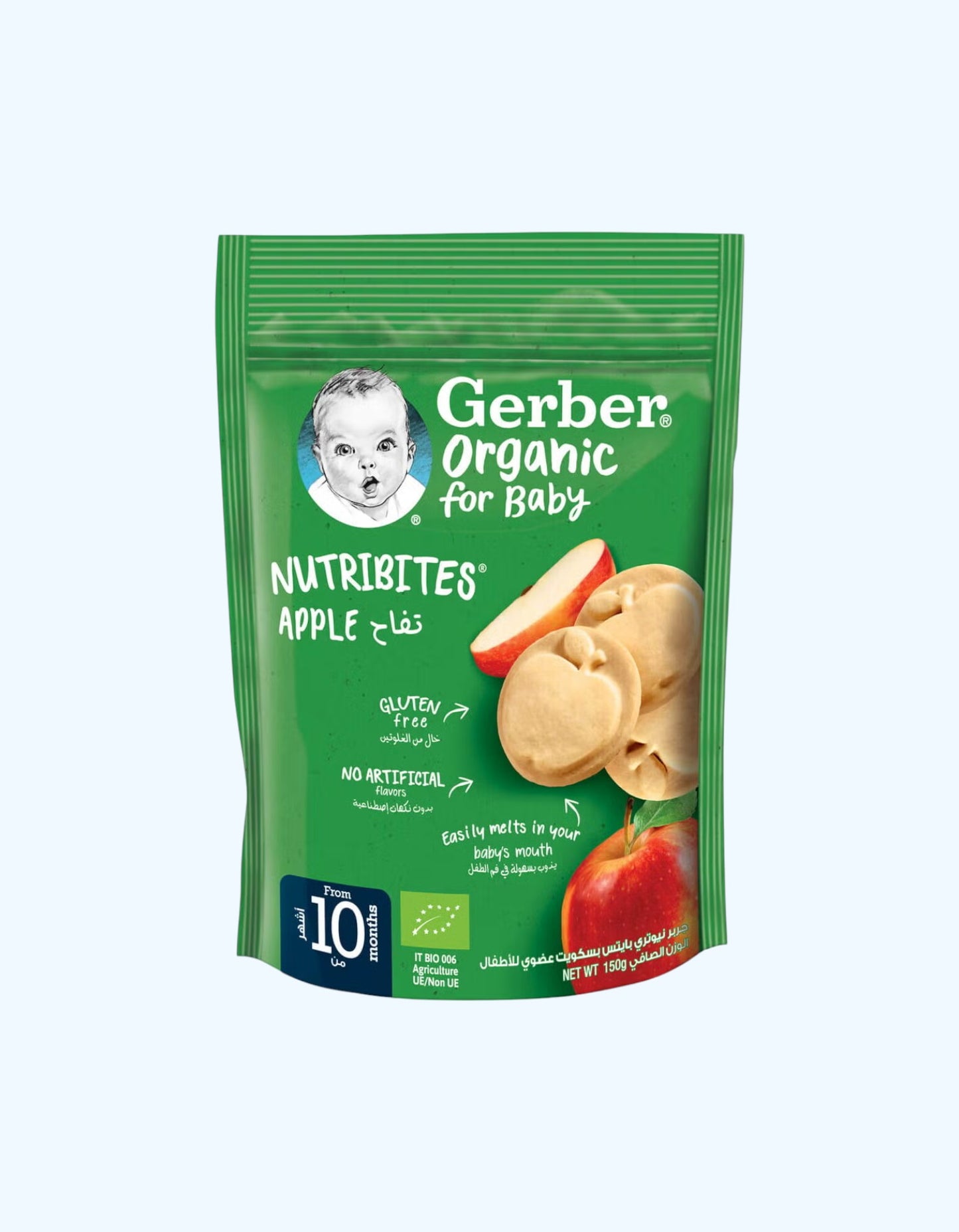 Gerber Nutribites Печенье, яблоко, 10+ мес., 150 г