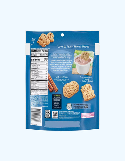 Gerber hayvon kukilari, dolchin ta'mi, 12+ oy, 170g