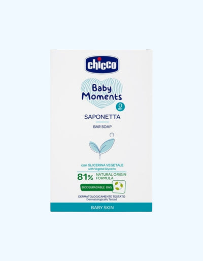 Chicco Baby Moments Мыло, 0+ мес., 100 гр