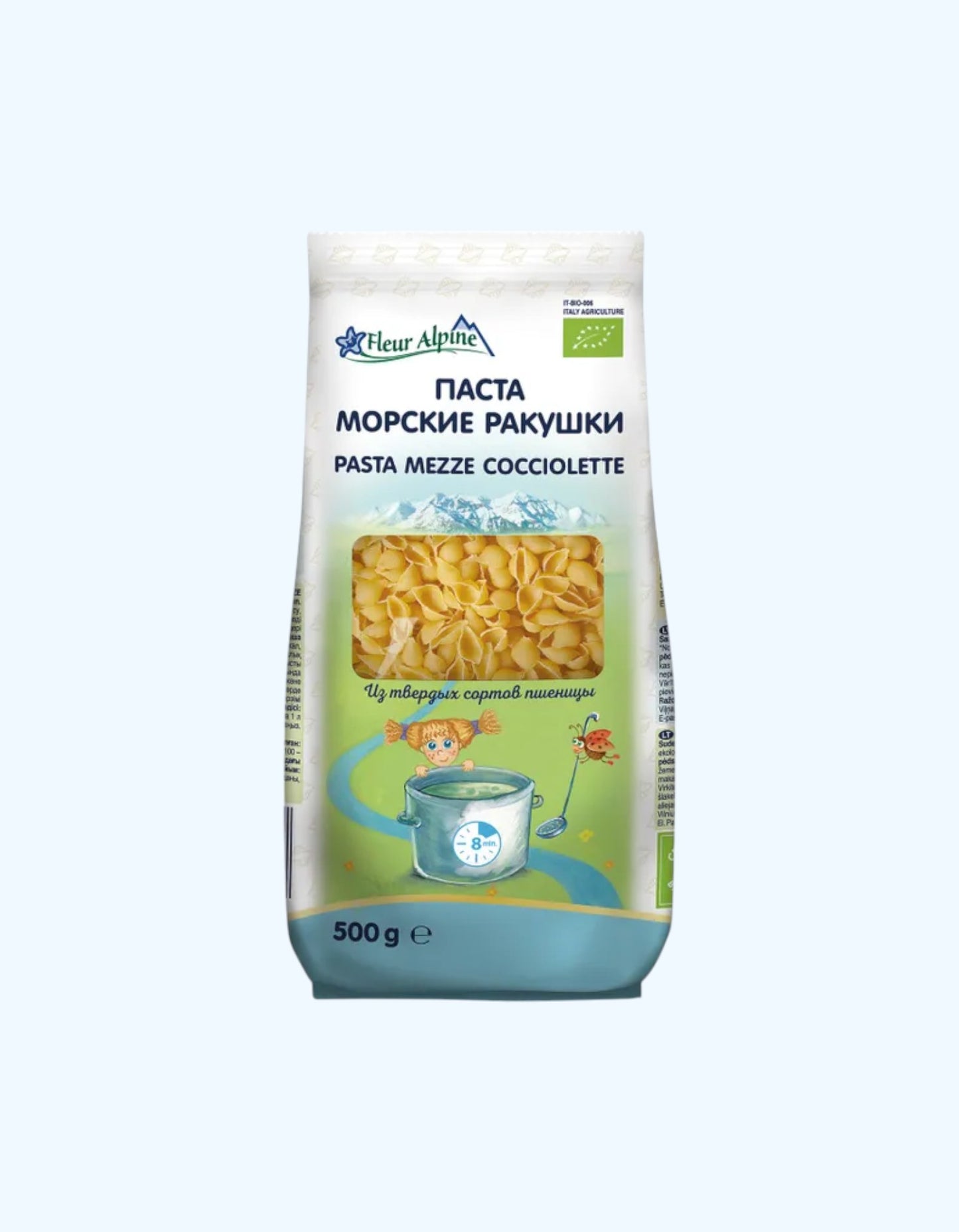 Fleur Alpine Паста "Морские Ракушки", 500 гр