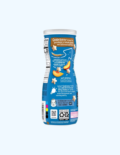 Gerber Puffs, shaftoli, 8+ oy, 42 g