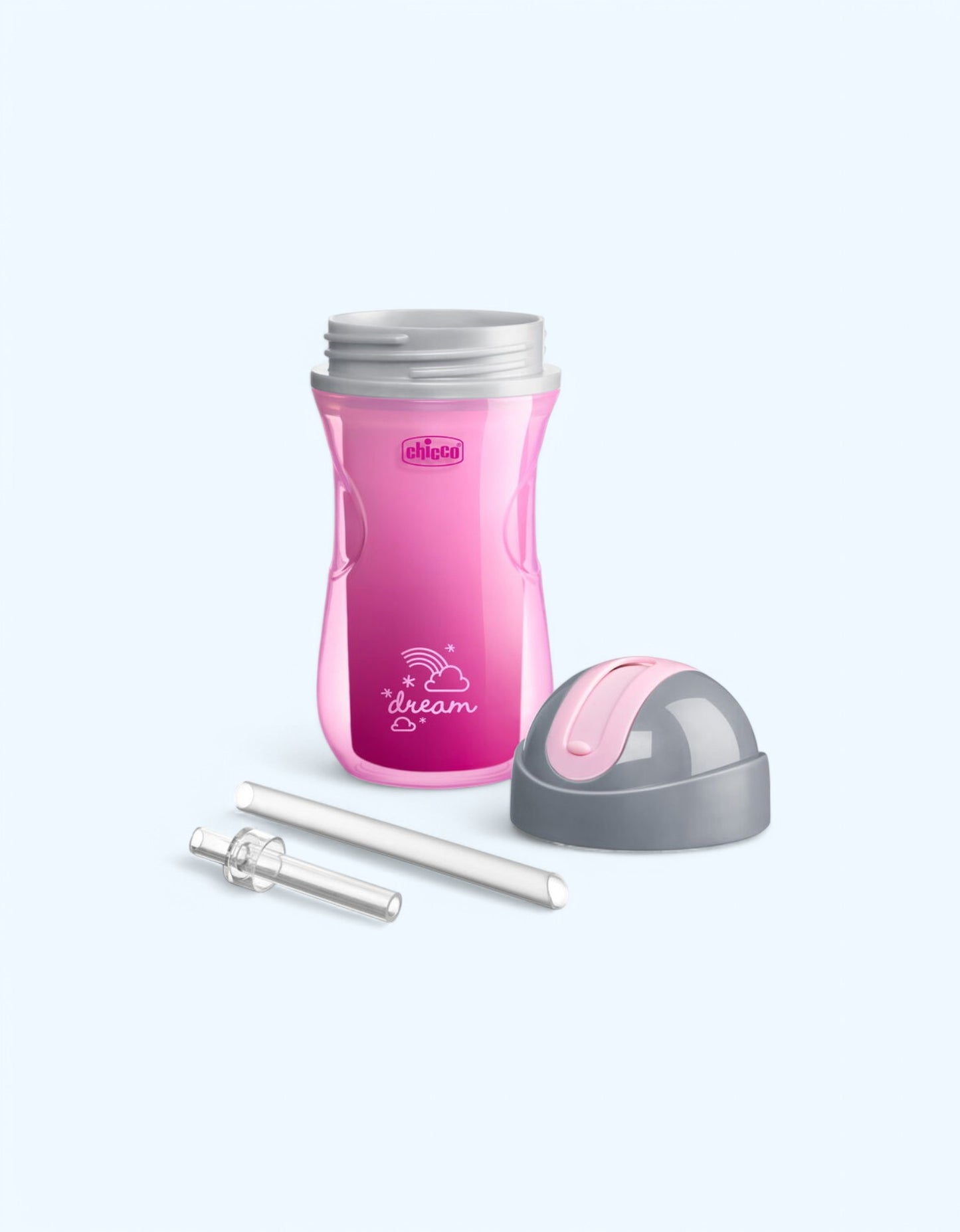 Chicco Sport Cup Поильник с трубочкой, 14+ мес., 266 мл