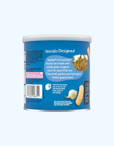 Gerber makkajo'xori tayoqchalari bankalarda, sabzavotlar, 8+ oy, 42g