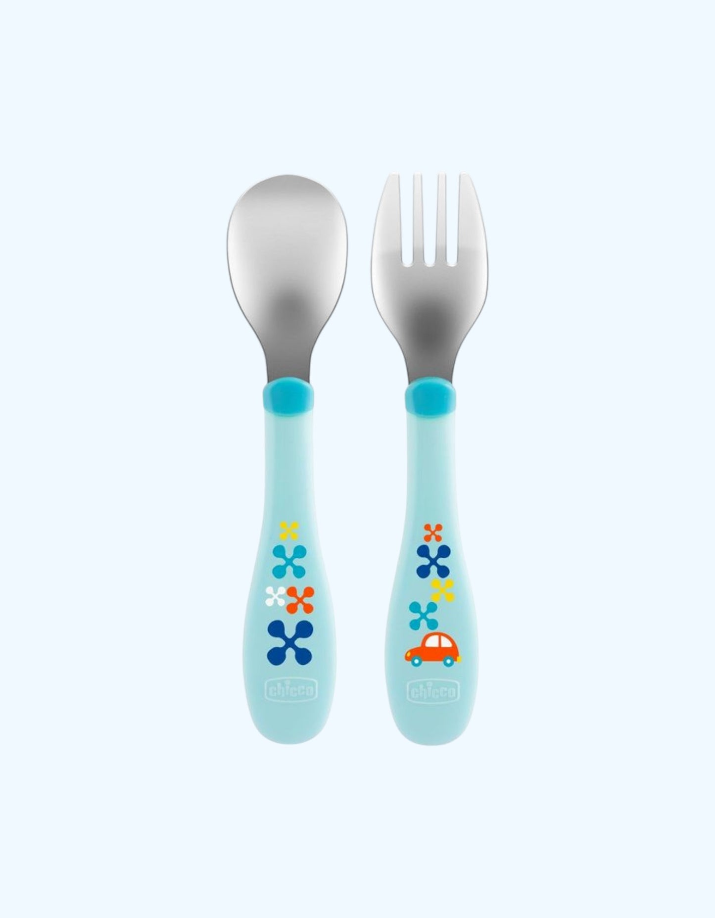 Chicco MetalCutlery Набор столовых приборов, 18+ мес.