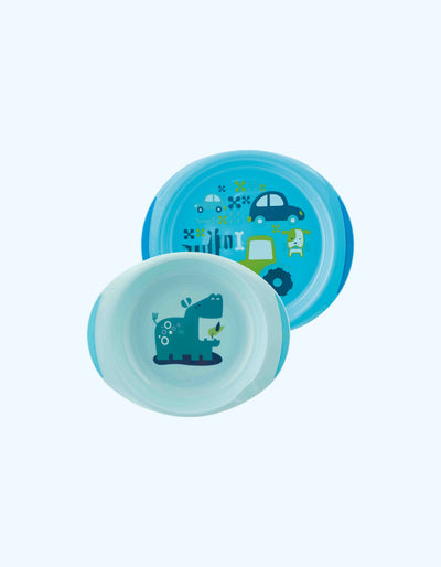 Chicco Набор тарелок, 12+ мес., 2 шт