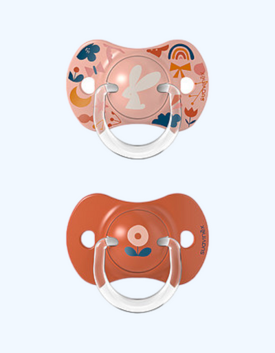 Suavinex Пустышка "Лесные Истории", силиконовая физиологическая, 18+ мес., 2 шт
